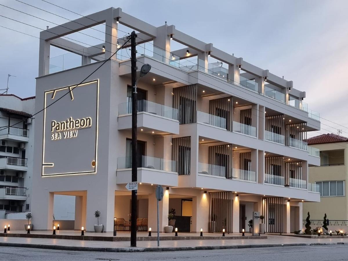 Pantheon Sea View Aparthotel Neoi Poroi Exterior photo